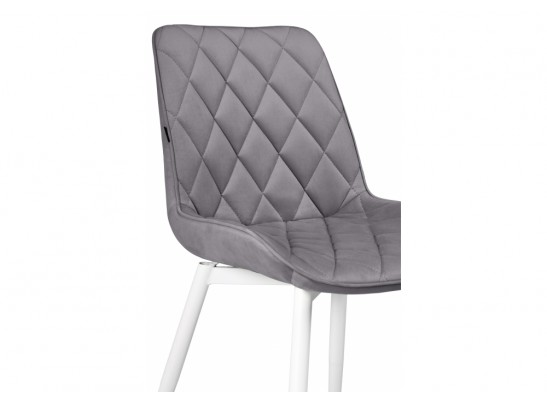 Стул на металлокаркасе Баодин velutto 32 / белый в Кургане