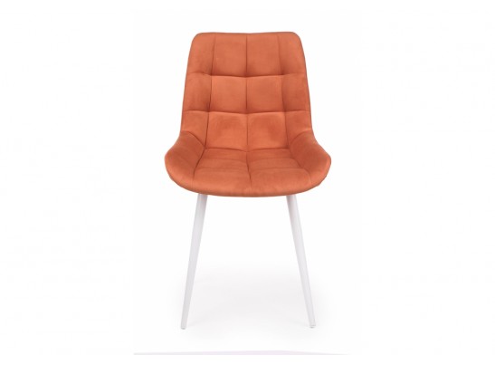Стул на металлокаркасе Челси 360 К терракотовый (zd 432) / белый в Кургане