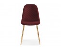 Стул на металлокаркасе Dabl wine red / gold в Кургане