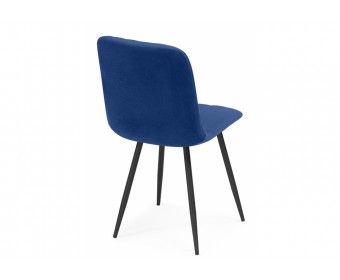 Стул на металлокаркасе Дани синий (zd 798) / черный