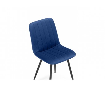 Стул на металлокаркасе Дани синий (zd 798) / черный
