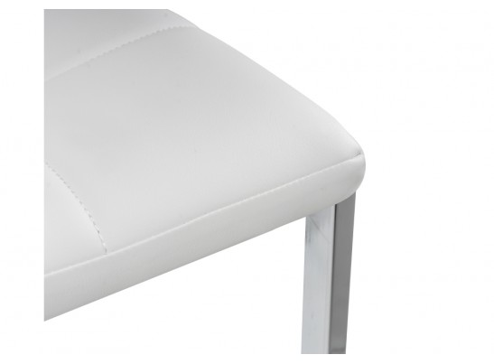 Стул на металлокаркасе DC2-092-2 белый в Кургане