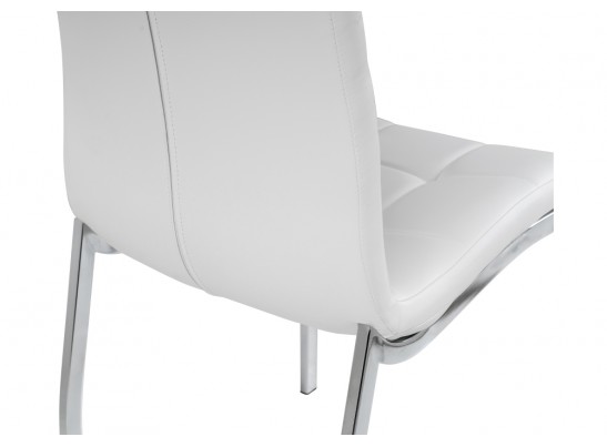 Стул на металлокаркасе DC2-092-2 белый в Кургане