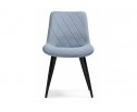 Стул на металлокаркасе Fox black / light blue в Кургане