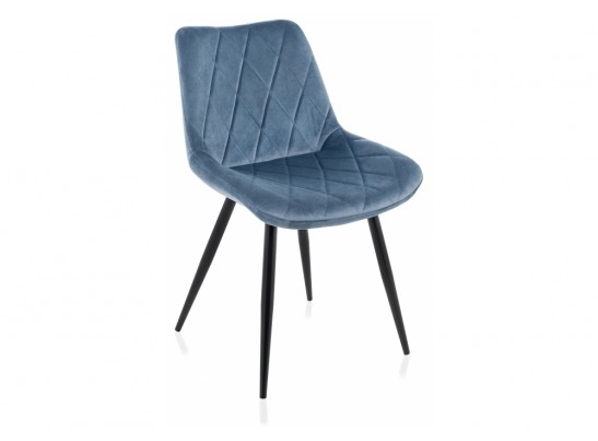 Стул на металлокаркасе Fox голубой в Кургане