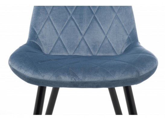 Стул на металлокаркасе Fox голубой в Кургане