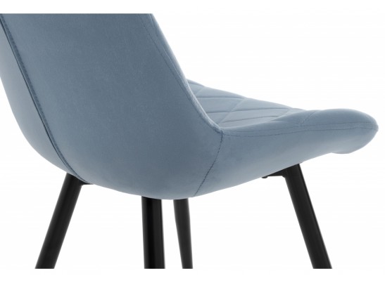 Стул на металлокаркасе Fox голубой в Кургане