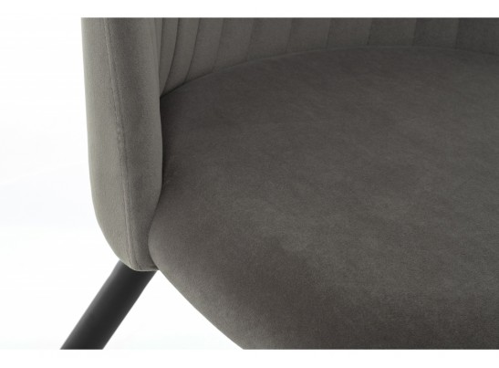 Стул на металлокаркасе Gabi 1 dark gray / black в Кургане