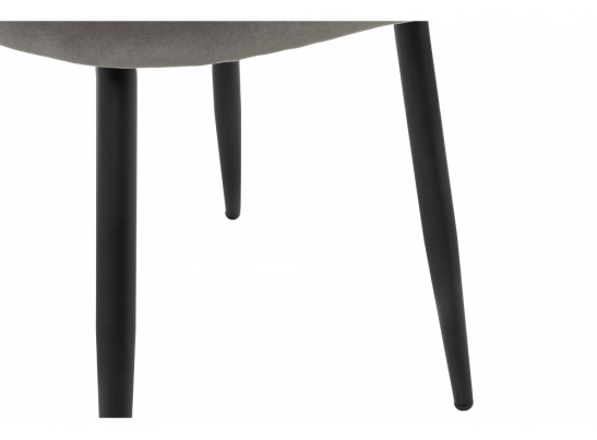 Стул на металлокаркасе Gabi 1 dark gray / black в Кургане