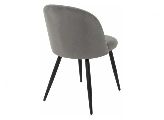 Стул на металлокаркасе Gabi 1 dark gray / black в Кургане