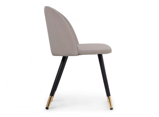 Стул на металлокаркасе Gabi latte / black / gold в Кургане