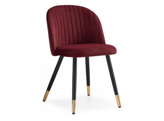 Стул на металлокаркасе Gabi wine red / black в Кургане