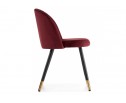Стул на металлокаркасе Gabi wine red / black в Кургане