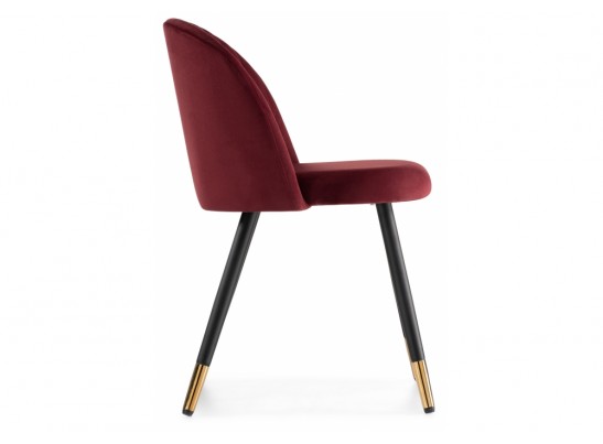 Стул на металлокаркасе Gabi wine red / black в Кургане