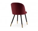 Стул на металлокаркасе Gabi wine red / black в Кургане