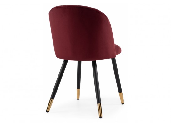 Стул на металлокаркасе Gabi wine red / black в Кургане