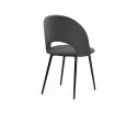 Стул на металлокаркасе Ирре графитовый / черный глянец в Кургане