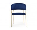 Стул на металлокаркасе Kamelia dark blue / gold в Кургане