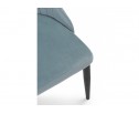 Стул на металлокаркасе Kora light blue / black в Кургане