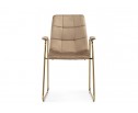 Стул на металлокаркасе Lana beige / gold в Кургане