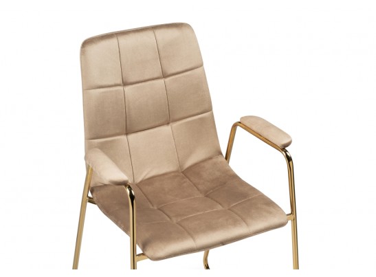 Стул на металлокаркасе Lana beige / gold в Кургане