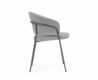 Стул на металлокаркасе Лео серый brendy monsoon 22 / серый