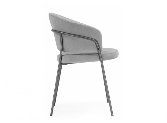 Стул на металлокаркасе Лео серый brendy monsoon 22 / серый