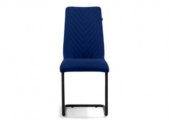 Стул на металлокаркасе Лулла темно-синий / черный каркас в Кургане