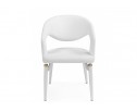 Стул на металлокаркасе Palma white / white and gold в Кургане