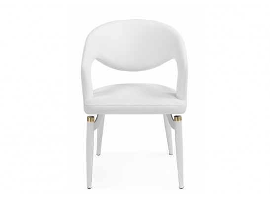 Стул на металлокаркасе Palma white / white and gold в Кургане