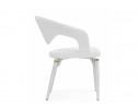 Стул на металлокаркасе Palma white / white and gold в Кургане