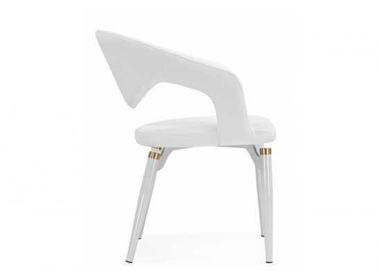 Стул на металлокаркасе Palma white / white and gold в Кургане