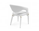 Стул на металлокаркасе Palma white / white and gold в Кургане