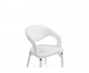 Стул на металлокаркасе Palma white / white and gold в Кургане