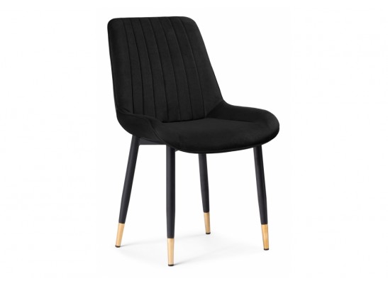 Стул на металлокаркасе Seda 1 black / gold / black в Кургане