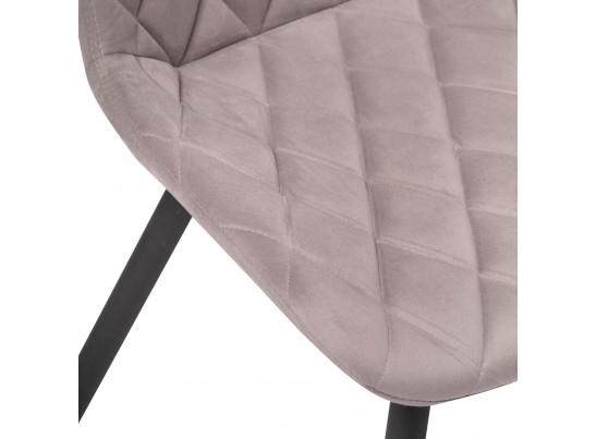 Стул на металлокаркасе Баодин К крутящийся розовый / черный в Кургане