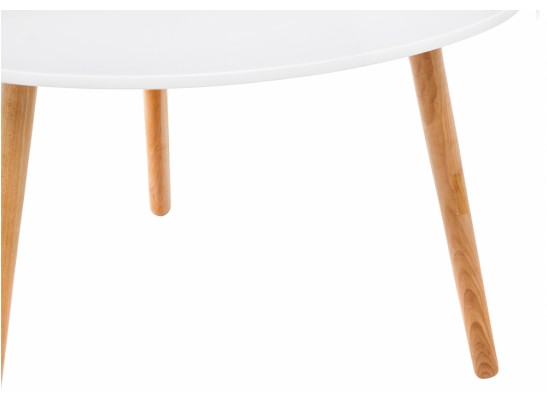 Журнальный столик Hofer белый в Кургане