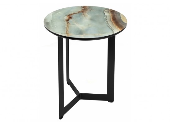 Журнальный столик Роб D-450 голубой мрамор в Кургане