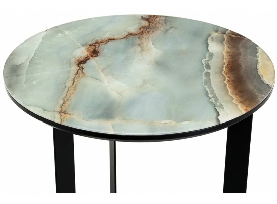 Журнальный столик Роб D-450 голубой мрамор в Кургане