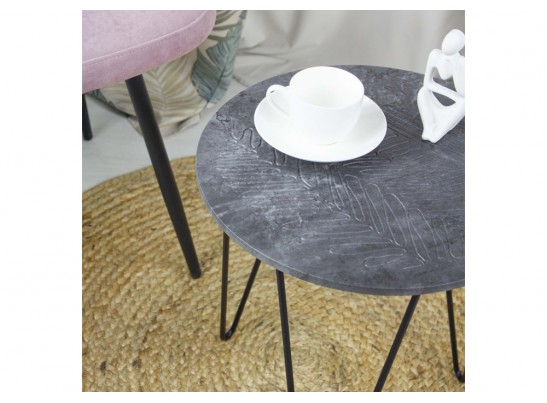 Журнальный столик SHT-CT79-1 мокрый асфальт / черный муар в Кургане
