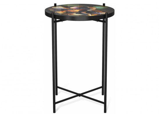 Журнальный столик SHT-CT8-3 ночной цветок / черный муар в Кургане