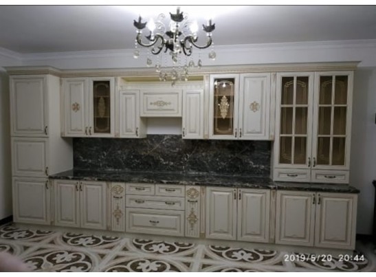 Кухня Афина 21 (4,5 м) крем