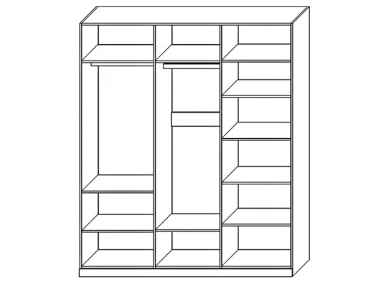 Шкаф для одежды 3Д Монако