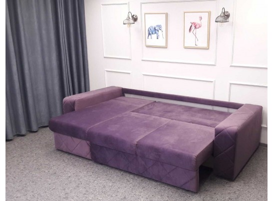 Диван Райли с оттоманкой змейка+ППУ