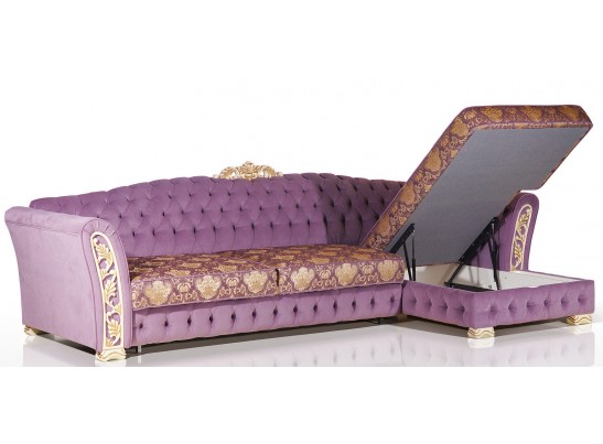 Диван трехместный "ТУРИН" с оттоманкой (МАКСИ)