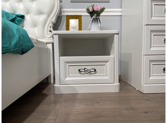 Тумба детская Мишель, белый матовый