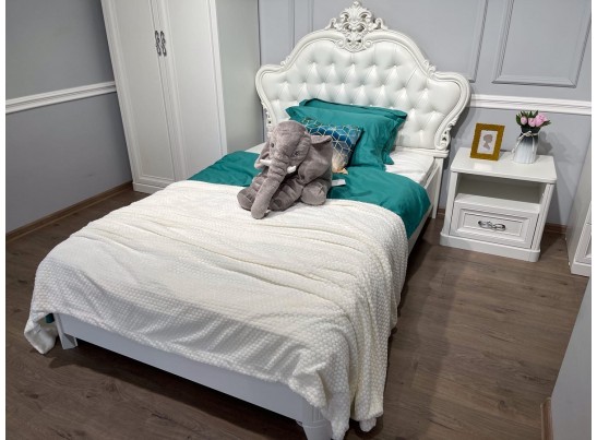 Тумба детская Мишель, белый матовый