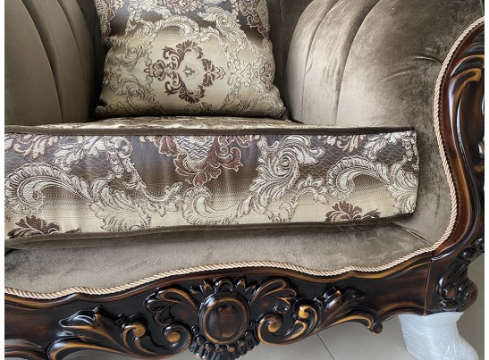 Комплект мягкой мебели Лорена орех матовый БП (ткань: Турин)