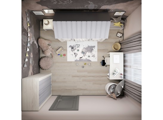 Стол Crusoe Grey