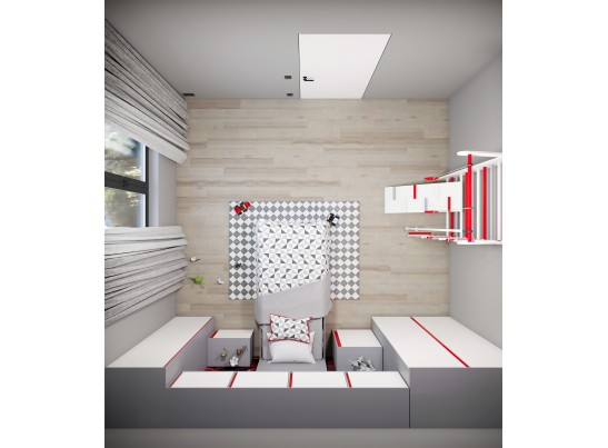 Кровать Box Red